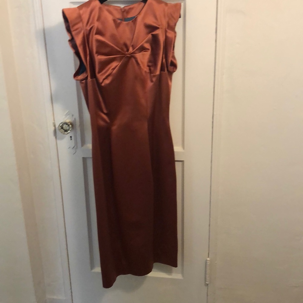 Anne Valerie Hash Couture satin dress